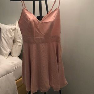 Lulu’s blush babydoll dress